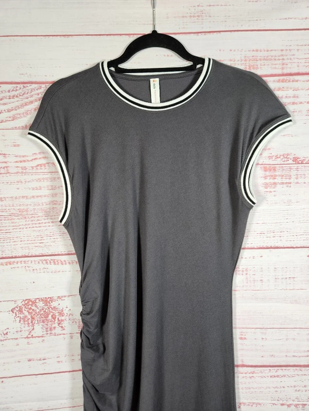 Anthro Daily Practice Ruched Fitted Dress